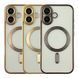 Чохол TPU Metallic Chrome Full Camera with Magsafe для iPhone 17 М'ята упаковка Chrome Rose 2020000519355 фото