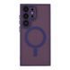 Чехол TPU+PC Magnetic Matte Camera Lens with Magsafe для Samsung Galaxy S23 Ultra 5G (S918) Dark Purple 2020000437420 фото 1