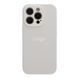 Чохол Silicone Case Full Size with Frame для iPhone 16 Pro 09.White 2020000441014 фото
