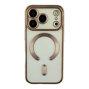 Чохол TPU Metallic Chrome Full Camera with Magsafe для iPhone 17 Pro М'ята упаковка Chrome Rose 2020000519379 фото