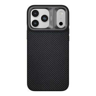 Чохол Kajsa Glamorous Collection Straw Mat Pattern with MagSafe для iPhone 17 Pro Black B-Ring 4894505237742 фото