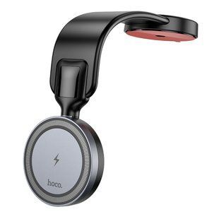 Автотримач Hoco HW29 Magnetic Ring Wireless 15W Чорно-Сiрий 6942007642163 фото