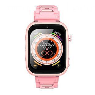 Детские Смарт Часы XO H130 4G GPS Розовый 6920680854851 фото