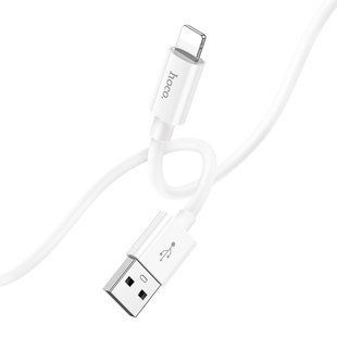 USB Hoco X87 Magic silicone Lightning Белый 6931474783202 фото