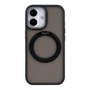 Чохол TPU+PC Mag 360 Spin Case для iPhone 16 Black 2020000442288 фото
