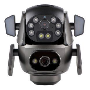 Смарт Камера Уличная XO CR04 Robot Dual Черный 6920680856473 фото