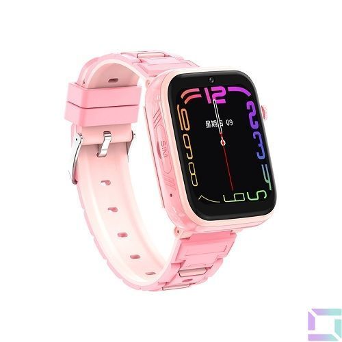 Детские Смарт Часы XO H130 4G GPS Розовый 6920680854851 фото