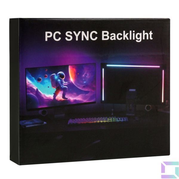 RGB Підсвічування для Монітора 24" DX23014-1 Чорний 2020000464136 фото