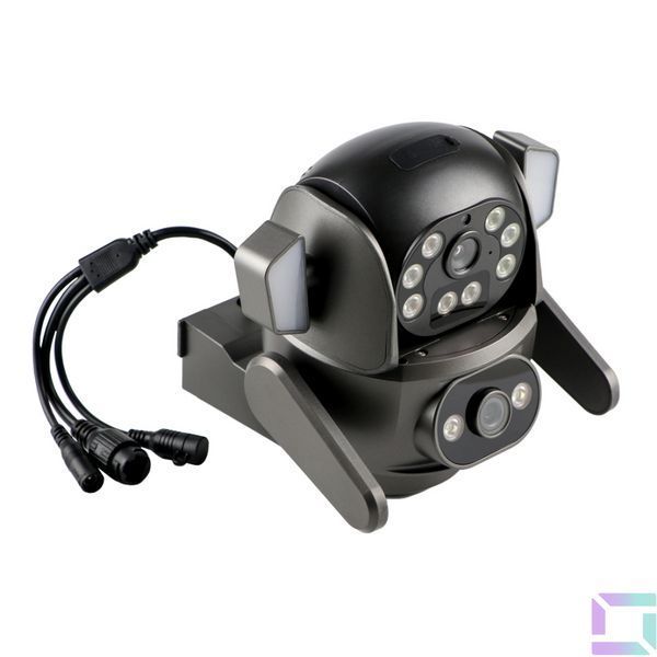 Смарт Камера Уличная XO CR04 Robot Dual Черный 6920680856473 фото