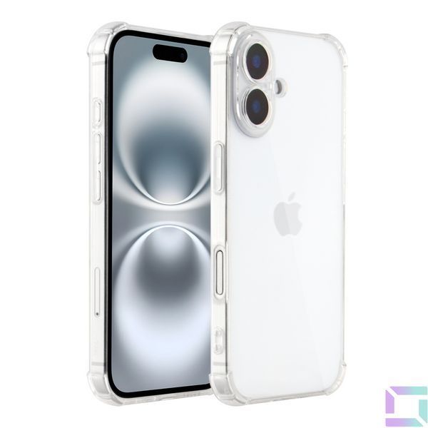 Чехол TPU Virgin Hard Full Camera для iPhone 16 Transparent 2020000472209 фото