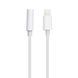 Aux Cable GL032 7G Lightning to 3.5 Jack/Bluetooth version/No Logo Серый 6971696236551 фото 1