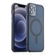 Чохол TPU+PC Magnetic Matte Camera Lens with Magsafe для iPhone 12 Black 2020000438212 фото 3