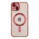 Чехол TPU Metallic Full Camera with Magsafe для iPhone 15 Red 2020000370253 фото