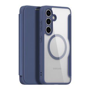 Чехол-книжка Dux Ducis Skin X Pro with MagSafe для Samsung Galaxy S24 5G (S921) Blue 6934913021637 фото