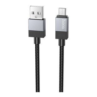 Кабель USB Hoco X110 Micro 2.4A Чорний 6942007646789 фото