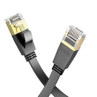 Ethernet Hoco US07 RJ-45 CAT6 Gigabit 3m Черный 6931474780690 фото
