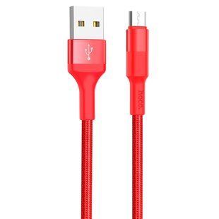 Кабель USB Hoco X26 Xpress Charging Micro Червоний 6957531080237 фото