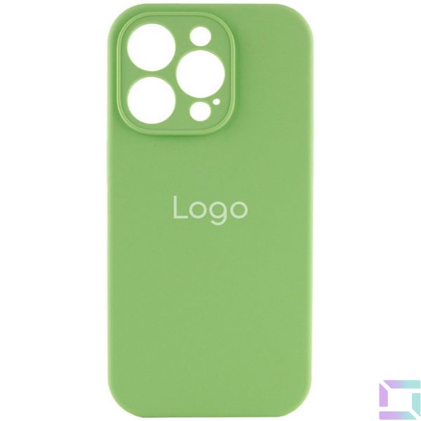 Чохол Silicone Case Full Size with Frame для iPhone 13 Pro Max Колір 01.Mint 2020000349501 фото