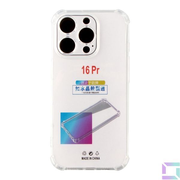 Чехол TPU Virgin Hard Full Camera для iPhone 16 Pro Max Transparent 2020000472186 фото