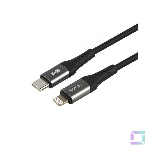 USB Ridea RC-US42 UltraStrong Type-C to Lightning 30W 0.25m Черный 6908014900115 фото