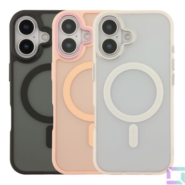 Чохол TPU+PC Goldencis Matte with MagSafe для iPhone 17 White 2020000496700 фото
