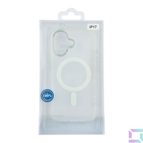 Чохол TPU+PC Goldencis Matte with MagSafe для iPhone 17 White 2020000496700 фото