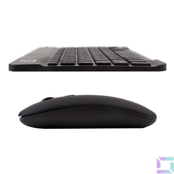 Беспроводная Клавиатура и Мышь JEQANG JB-986 BT keyboard+mouse+bracket Цвет Черный 2020000411918 фото