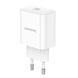 Сетевое Зарядное Устройство Borofone BA81A 1USB-C PD/QC 20W Белый 6941991108181 фото 1