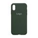 Чехол Silicone Case Full Size (AA) для iPhone Xs Max 54.Atrovirens 2020000148739 фото
