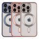 Чохол TPU Metallic Chrome Full Camera with Magsafe для iPhone 12 Pro Max Chrome Black 2020000384366 фото 2