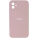 Чохол Silicone Case Full Size with Frame для iPhone 12 Колір 19.Pink sand 2020000244899 фото