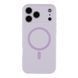 Чохол Glow Silicone Case Full Camera with Magsafe для iPhone 18 Pro Light purple 2020000515685 фото