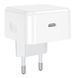 Мережевий Зарядний Пристрій Hoco C161A 1USB-C PD3.2 40W/60W Бiлий 6942007675185 фото 2
