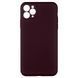 Чохол Silicone Case Full Camera no logo для iPhone 11 Pro Max 63.Garnet 2020000291282 фото