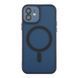Чохол TPU+PC Magnetic Matte Camera Lens with Magsafe для iPhone 12 Dark Blue 2020000438199 фото