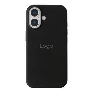 Чохол Silicone Case Metal Buttons (AA) для iPhone 16 Black 2020000452416 фото