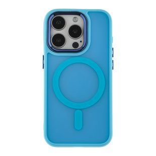 Чохол TPU+PC Space Magnetic Color with Magsafe для iPhone 15 Pro Blue 2020000375029 фото