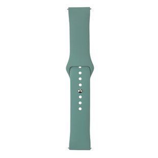 Ремінець Универс 22mm Silicone Original Button Design для Samsung/Amazfit/Huawei Pine Green 2020000420880 фото