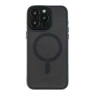 Чохол TPU+PC Magnetic Matte Camera Lens with Magsafe для iPhone 15 Pro Black 2020000437659 фото