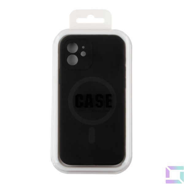 Чехол Glow Silicone Case Full Camera with Magsafe для iPhone 12 Black 2020000456926 фото