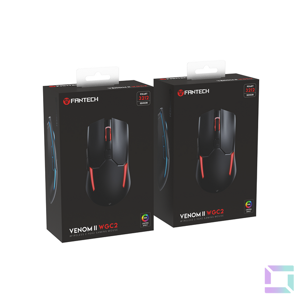 Бездротова Миша Ігрова Fantech WGC2 Venom II Vibe Колір Чорний 6972661281552 фото