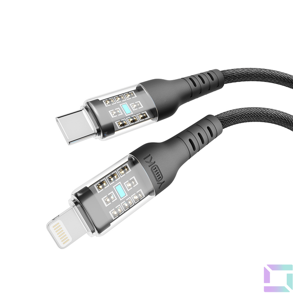 USB YOKI CYBER YK-CY23 Type-C to Lightning 30W 1.2m Цвет Белый 6907858579600 фото