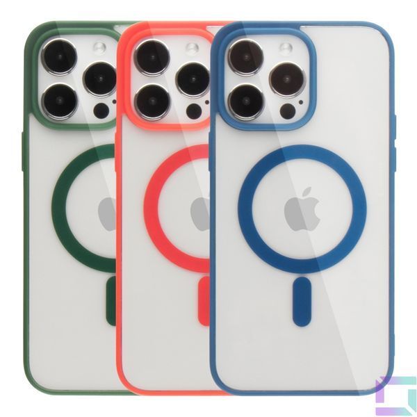 Чохол NEW TPU Color with Magsafe для iPhone 14 Pro Max Navy Blue 2020000401520 фото