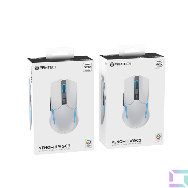 Wireless Мышь Игровая Fantech WGC2 Venom II Vibe Цвет Черный 6972661281552 фото