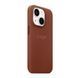 Чехол Leather Case with MagSafe для iPhone 13 Orange 2020000364016 фото 3