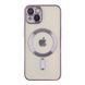 Чехол TPU Metallic Full Camera with Magsafe для iPhone 15 Purple 2020000370246 фото