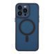 Чохол TPU+PC Magnetic Matte Camera Lens with Magsafe для iPhone 14 Pro М'ята упаковка Dark Blue 2020000521136 фото 1