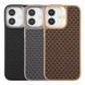 Чохол Kajsa Glamorous Collection Pyramid Pattern with MagSafe для iPhone 17 Black 4894505260924 фото 3