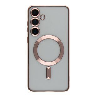 Чехол TPU Metallic Full Camera with Magsafe для Samsung Galaxy S24+ 5G (S926) Rose Gold 2020000401896 фото