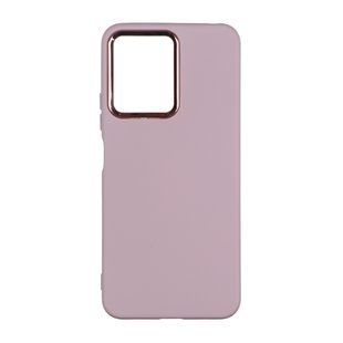 Чохол Silicone Cover Metal frame (AA) для Xiaomi Redmi Note 12 Pro+ 5G 19.Pink Sand 2020000364276 фото